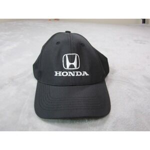 Honda Baseball Cap Hat Mens OSFM Black Darrell Waltrip Racing Adjustable JDM